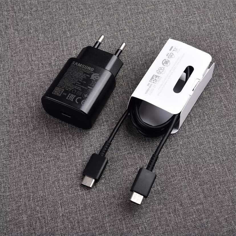 Ảnh Bộ sạc nhanh 25w tương thích Samsung Type C DYDX dây sạc nhanh Type C màu trắng đen Bảo hành Lỗi 1 đổi 1 4