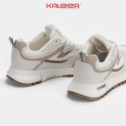 Thumbnail Kaleea - Giày Thể Thao Nữ Đi Bộ Tập Gym Chất Liệu Lưới Dệt Kim Sneaker Đế Cao 3p - T79 (LẤY TĂNG SIZE) 3