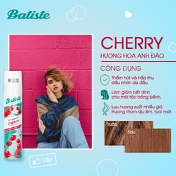 Thumbnail Combo 3 Dầu Gội Khô Batiste Cherry 200ml Giúp Mái Tóc Bồng Bềnh, Hết Dầu, Hết Ngứa 2