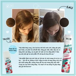 Thumbnail Combo 3 Dầu Gội Khô Batiste Cherry 200ml Giúp Mái Tóc Bồng Bềnh, Hết Dầu, Hết Ngứa 4