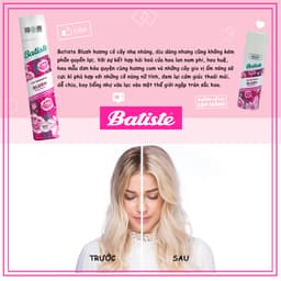 Thumbnail Combo 3 Dầu Gội Khô Batiste Blush 200ml Bồng Bềnh Mềm Mượt Tức Khắc 4