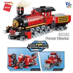 Thumbnail Đồ chơi lắp ráp, xếp hình Qman 42101 - Tàu hỏa biến hình (305 mảnh ghép) 1