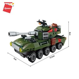 Thumbnail Đồ chơi xếp hình, lắp ráp Qman 1803 – Chiến xa lội nước (361 mảnh ghép) 1