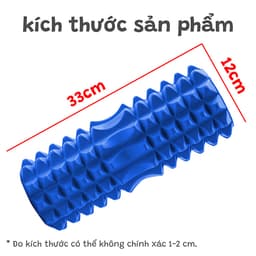 Thumbnail { BLACK}-BG Con Lăn Massage Ống Lăn Dãn Cơ Foam Roller Tập Gym,Yoga,Thể Hình 2