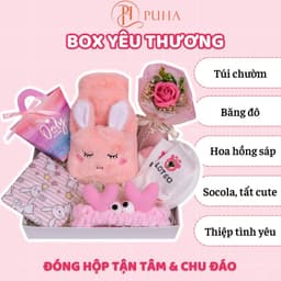 Thumbnail Túi chờm bụng kinh PUHA 500ml, sưởi ấm nóng giảm đau cho bạn nữ, quà tặng bạn gái ngày dâu 1