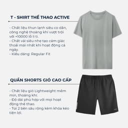 Thumbnail Bộ quần áo thể thao nam cổ tròn Guzado Chất Coolmax thể thao vận động thoải mái BTS02 2