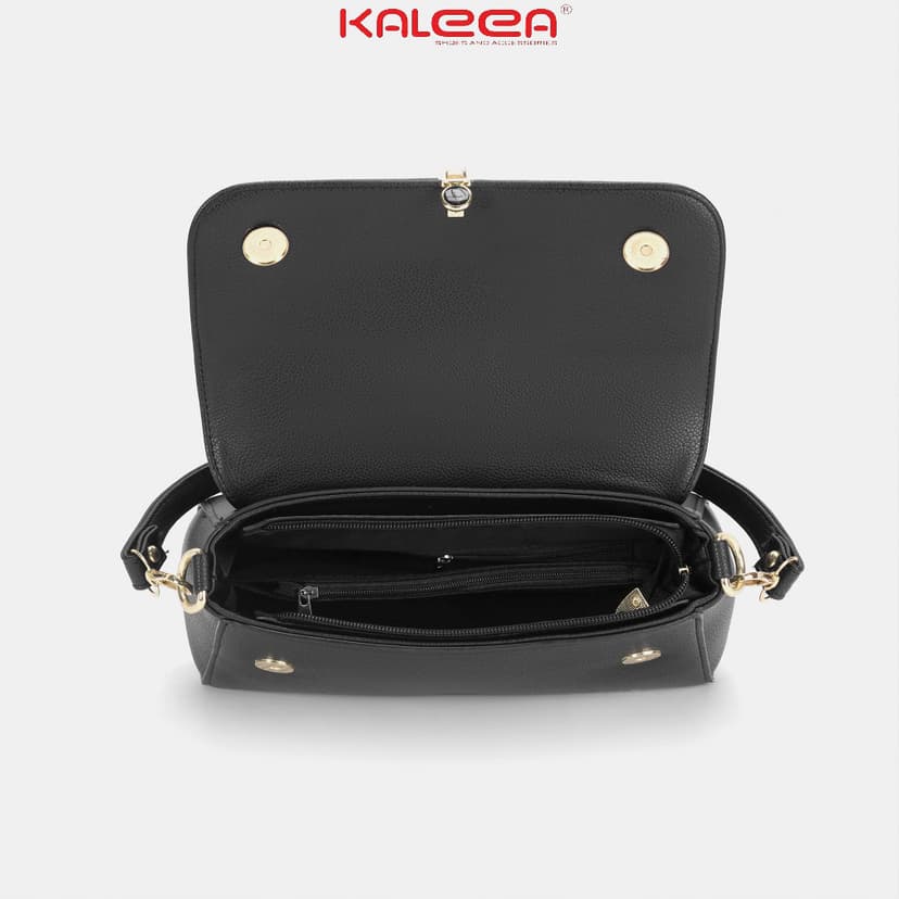 Ảnh Kaleea - Túi Xách Nữ Đeo Chéo, Túi Đeo Vai Chất Da Mềm Hoạ Tiết Đính Đá Sz 26cm - X79 4
