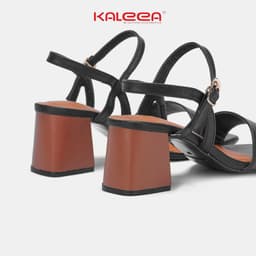 Thumbnail Kaleea - Giày Sandal Nữ Đi Siêu Êm Đế Cao 6p Giày Cao Gót Nữ Đế Vuông Quai Mảnh Hàng Chuẩn Kaleea - K512 4