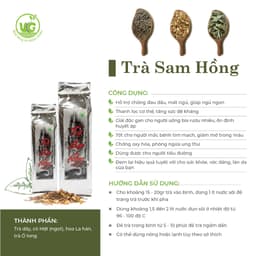 Thumbnail Trà Sam Hồng - Trà Thảo Mộc Giúp Ngủ Ngon - Thanh Lọc Cơ Thể - Giải Độc Gan 2