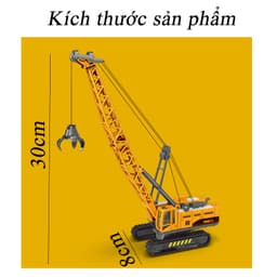 Thumbnail Đồ chơi xe cần cẩu nâng hàng KAVY nhiều mẫu gầu nâng hạ, chất liệu nhựa ABS an toàn, xoay 360 độ 1