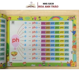 Thumbnail Sách - Tập đánh vần tiếng việt phiên bản mới 2025 kèm file đọc và video hướng dẫn cách ghép vần - nhà sách Hoa Anh Thảo 3