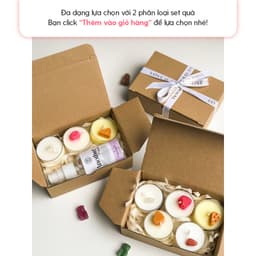 Thumbnail Set Nến Thơm Quà Tặng Dễ Thương Size Nhỏ Mini HENY GARDEN 3
