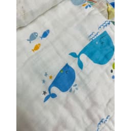 Thumbnail Set 5 Khăn Sữa BONNY Họa Tiết Sợi Tre 4 Lớp Mềm Mịn,Thấm Hút Cho Bé Sơ Sinh(KT: 28x28 Cm) 3