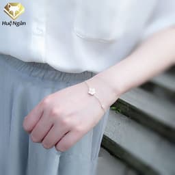 Thumbnail Lắc tay bạc 925 Huệ Ngân - Hoa anh đào RYB140090 4