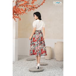 Thumbnail Áo sơ mi ren cổ sen SEFA 2000208162 2