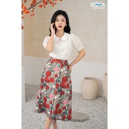 Thumbnail Áo sơ mi ren cổ sen SEFA 2000208162 3