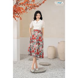 Thumbnail Áo sơ mi ren cổ sen SEFA 2000208162 1