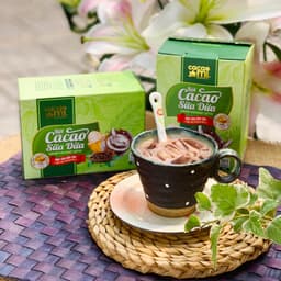 Thumbnail Bột cacao sữa dừa CacaoMi pha trà sữa socola đậm đà ca cao thơm ngon vị dừa Bến Tre gói tiện dụng 2