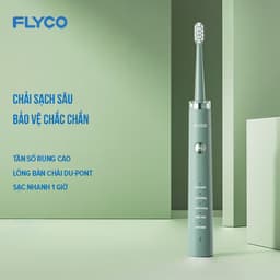 Thumbnail Bàn Chải Sóng Âm Điện Flyco FT1701VN Kháng Nước 5 Chế Độ Làm Sạch Chuẩn Nha Khoa - Hàng Chính Hãng 2