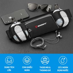 Thumbnail Túi đeo chạy bộ 2 ngăn đựng nước GoodFit GF120RB 3