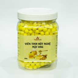 Thumbnail Viên Tinh Bột Nghệ Sữa Ong Chúa Mật Ong Tabaha 500g/hộp 2