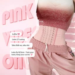 Thumbnail Latex Hồng WSTORE 27 Xương Giảm Eo Sau Sinh & Sau Hút Mỡ - Gen Nịt Bụng Latex Chuẩn Chính Hãng 3