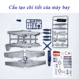 Thumbnail Đồ chơi mô hình lắp ghép 4D KAVY máy bay chiến đấu CORSAIR phiên bản trên tàu sân bay nhựa ABS an toàn 1