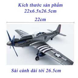 Thumbnail Đồ chơi mô hình lắp ghép 4D KAVY máy bay trực thăng phi cơ chiến đấu P51-AMERICAN 1