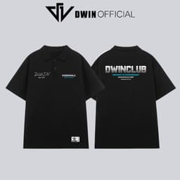 Thumbnail Áo polo nam nữ trơn brand Dwin tee cổ bẻ basic form rộng phông tay lỡ unisex oversize 2