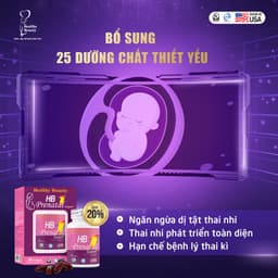 Thumbnail Viên Uống Bổ Sung Vitamin & Khoáng Chất Cho Bà Bầu HB PRENATAL SUPPORT 3