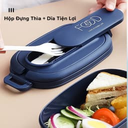 Thumbnail Hộp Đựng Cơm 2 Tầng Nhựa Nguyên Sinh PP Cao Cấp - Chọn Màu – Cặp Lồng Cơm, Thức Ăn Chính Hãng Amalife 3