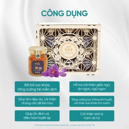 Thumbnail Yến Chưng Saffron Đông Trùng Hạ Thảo Kim Cương Vàng - Dưỡng Da, Tăng Cường Đề Kháng (6 Lọ/Hộp x 70ml/Lọ) 4