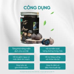 Thumbnail Tỏi Đen Kim Cương Vàng Hỗ Trợ Giải Độc Gan, Điều Hòa Huyết Áp Lên Men Tự Nhiên (300Gr/Hộp) 3