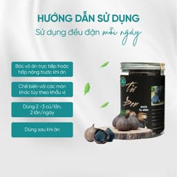 Thumbnail Tỏi Đen Kim Cương Vàng Hỗ Trợ Giải Độc Gan, Điều Hòa Huyết Áp Lên Men Tự Nhiên (300Gr/Hộp) 4