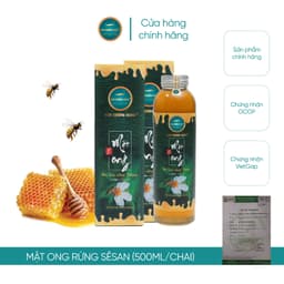 Thumbnail Mật Ong Hoa Rừng Tự Nhiên SeSan Nguyên Chất Kim Cương Vàng - Hỗ Trợ Giảm Cân, Sức Khỏe (500ml/Chai) 3