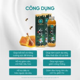 Thumbnail Mật Ong Hoa Rừng Tự Nhiên SeSan Nguyên Chất Kim Cương Vàng - Hỗ Trợ Giảm Cân, Sức Khỏe (500ml/Chai) 4