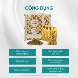Thumbnail Trà Ô Long Đông Trùng Hạ Thảo Kim Cương Vàng Giải Độc Gan Đậm Vị Nguyên Chất Chính Hãng (Hộp 110g) 4