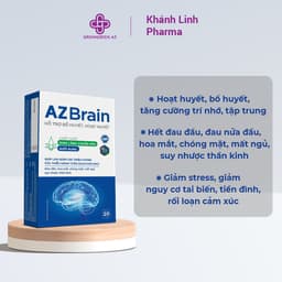 Thumbnail AZBR-Viên Uống Bổ Não AZbrain tăng cường trí nhớ, giảm đau đầu, lưu thông máu não - Grow Green AZ(Hộp 20v) 1