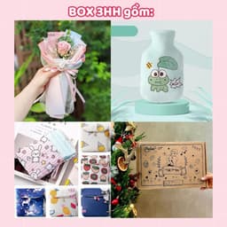 Thumbnail Hộp quà tặng sinh nhật người yêu, combo túi chườm bụng kinh Puha 3 món ý nghĩa 4