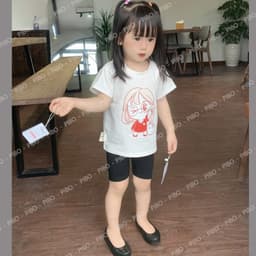 Thumbnail Áo Phông Bé Gái IN Hình Dễ Thương,Co Dãn 4 Chiều, Thoáng Mát, Dễ Phối Đồ - BabyBoo - PiBo Store-CTCT 1