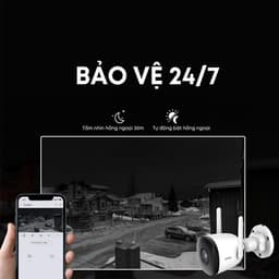Thumbnail Camera Wifi ngoài trời Imou Bullet 2C I 3MP/5MP I IPC-F52P-D I Chống nước IP67 I Màu về đêm 2