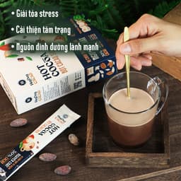 Thumbnail Combo 2 Gói 20g Bột Cacao Sữa Tiện Lợi và Bột Cacao Sữa Dừa Thuần Chay - Heyday Cacao 3