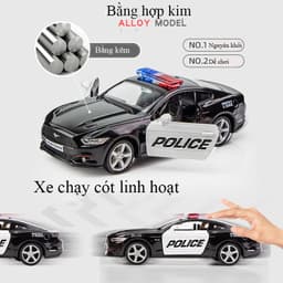 Thumbnail Đồ chơi xe cảnh sát KAVY bằng hợp kim chạy cót nhiều loại xe khác nhau 2