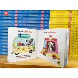 Thumbnail Sách - 200 từ vựng mẹ cùng con học nói - Phương tiện giao thông và Các loài động vật đáng yêu - Đinh Tị Books HCM 4