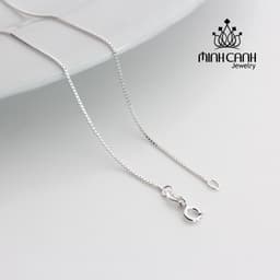 Thumbnail Dây Chuyền Bạc Nữ Loại Trơn Mảnh Chất Liệu Bạc S925 Dài 45cm Minh Canh Jewelry 2