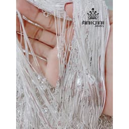 Thumbnail Dây Chuyền Bạc Nữ Loại Trơn Mảnh Chất Liệu Bạc S925 Dài 45cm Minh Canh Jewelry 3