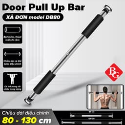 Thumbnail BG Xà đơn treo tường cao cấp gắn cửa độ dài tùy chỉnh từ 60-150cm 3