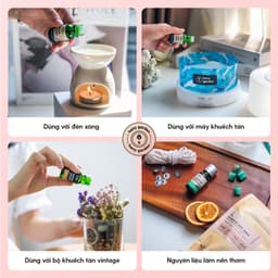 Thumbnail Tinh Dầu Xông Thơm Phòng 32 MÙI Thiên Nhiên HENY GARDEN Thư Giãn Organic Nguyên Chất 3