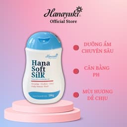 Thumbnail Dung Dịch Vệ Sinh Phụ Nữ Hana Soft Silk Hanayuki Chính Hãng Màu Xanh Giúp Khử Mùi Vùng Kín Cân Bằng pH 150g VS01 2