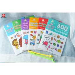 Thumbnail Shop Bố Ken: Sách 300 Miếng Bóc Dán Thông Minh Sticker Cho Bé 2-12 [100% Chuẩn NXB] 3